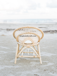 เก้าอี้หวายแบบแฮนด์เมดสำหรับเด็กเก้าอี้สำหรับงานเลี้ยงงานแต่งงานทำจากหวายเป็นมิตรกับสิ่งแวดล้อม - Product Image 4