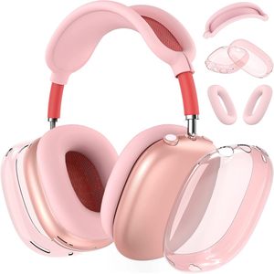 Accesorios para Auriculares 3 en 1, Funda Transparente <span class=keywords><strong>de</strong></span> TPU, Funda <span class=keywords><strong>de</strong></span> Silicona para <span class=keywords><strong>Diadema</strong></span> para Apple <span class=keywords><strong>Airpods</strong></span> Max - Product Image 1