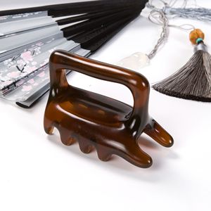 Masseur à double poussée et grattage, technologie en résine, massage de la colonne <span class=keywords><strong>vert</strong></span>ébrale, des épaules, du cou, deux coins, points d'acupuncture, réglage du méridien dorsal, double - Product Image 5