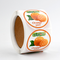 Etiquetas Personalizadas Impermeables para Envases de Bebidas, Adhesivos de Vinilo Autoadhesivos para Botellas de Alimentos y Bebidas