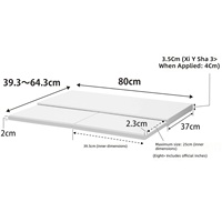 Étagère coulissante en acier au carbone pour plan de travail de cuisine, tiroir de rangement pour four à micro-ondes et support inférieur