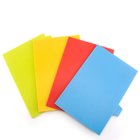 4-delige set plastic snijplanken, snijmatten, voorbereidingsplank, tabla de cortar, voor vlees, groenten, fruit, keuken snijgereedschap