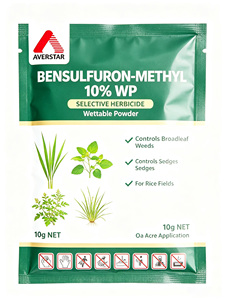 AVERSTAR Bensulfuron-méthyl 10% WP Herbicide Systémique <span class=keywords><strong>Sélectif</strong></span> pour Rizières – Contrôle des Adventices à Feuilles Larges et des Herbes Nuisibles - Product Image 1
