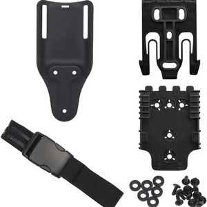 Clip de ceinture à dégagement rapide durable avec verrouillage MOLLE pour l'attache d'équipement extérieur et le transport d'équipements modulaires - Product Image 4