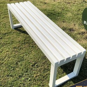 Modern Style Professional Long Iron <b>Metal</b> Patio <b>Bench</b> for Warehouse Outdoor Use - Product Image 3