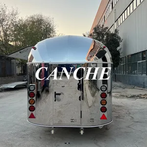 รถพ่วงขายอาหารพร้อมอุปกรณ์ครบครันสำหรับขายทาโก้ พิซซ่า กาแฟ และอาหารอื่นๆ บริการจัดเลี้ยงนอกสถานที่ - Product Image 6