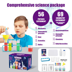 Kit de laboratorio de ciencias STEAM Juguetes para niños Juguete educativo temprano Kit de experimentos de <span class=keywords><strong>ciencia</strong></span> Regalo de Química sorpresa - Product Image 6