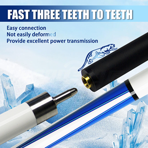 Hot Sale PREDATOR Leopard Glass Fiber <strong>Pool</strong> <strong>Cue</strong> - 13mm Tip with Fast Three Teeth Connection &amp; Uni-loc Joint - Product Image 3