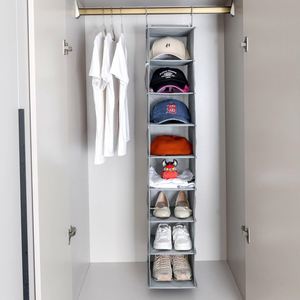 8-Shelf Foldable Hanging Closet Organizer Universal <b>Storage</b> Rack for <b>Shoes</b>, Hats, Clothes, Towels and Toys Ideal for Home Dorm - Product Image 5