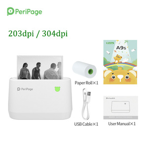 เครื่องพิมพ์ฉลากภาพถ่ายความร้อนไร้สายบลูทูธแบบพกพาขนาดเล็ก <span class=keywords><strong>Peripage</strong></span> A9 Max 110 มม. - Product Image 2