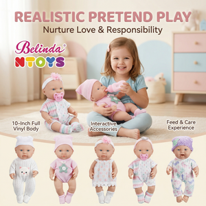 Muñecas Bebé Reborn Realistas de Vinilo de 10 Pulgadas para Niños, Juguetes de Bebé Recién Nacido, Muñecas Reborn para Juego de Imitación - Product Image 2