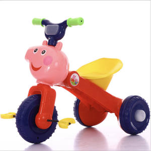 Venta al por mayor es caliente y bebé paseo en <span class=keywords><strong>coche</strong></span> clásico de los niños triciclo plegable 2-4 años bebé deslice triciclo con luz - Product Image 3