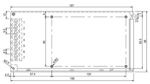 Indicador LED de la fuente de alimentación conmutada Mean Well 5VDC 130W 26A - Product Image 6