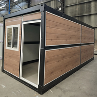 Facile à déplacer et à installer, conteneur de maison pliable et repliable de 20 pieds, maison pliable à domicile