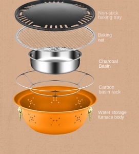 Cheap <strong>Mini</strong> Table Indoor Barbecue Camping Korean BBQ Portable Barbecue <strong>Grill</strong> Smokeless <strong>Charcoal</strong> Barbecue BBQ <strong>Grills</strong> - Product Image 6