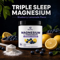 Poudre de L-Thréonate de Magnésium Qbioflex OEM/ODM, Complément de Magnésium, Poudre d'Apigénine pour le Soutien du Sommeil des Adultes