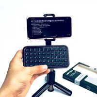 Grosir Keyboard BT nirkabel hitam 49 tombol Mini kedap air Tablet portabel ringan Keyboard ponsel pintar