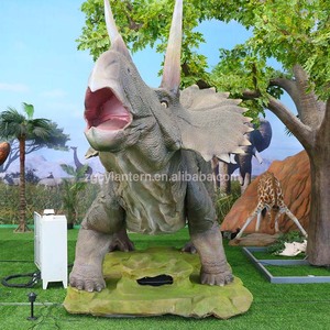 Xây dựng thế giới thời tiền sử của bạn | <span class=keywords><strong>Triceratops</strong></span> animatronic giống như thật với những tiếng gầm và chuyển động ấn tượng để thu hút đám đông - Product Image 3