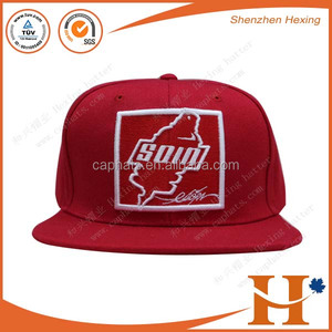 nel rojo bordado casquillo del camionero de malla/gorra de béisbol/del casquillo del Snapback de Guangzhou sombrerero de fábrica - Product Image 3