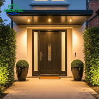 Auvent de fenêtre en aluminium, auvent de pluie, auvent rétractable personnalisé, imperméable, installation facile pour balcon, jardin extérieur