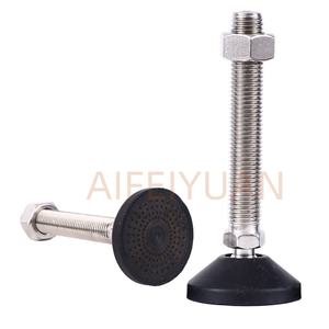 D50 pieds de nivellement robustes <span class=keywords><strong>jambes</strong></span> de meubles réglables établi de Table en acier inoxydable <span class=keywords><strong>jambes</strong></span> pivotantes filetées en Nylon - Product Image 4