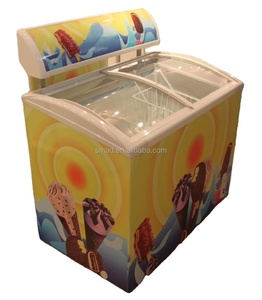 Congelador Horizontal con Tapa de Vidrio de 100l - 600l, Refrigerador Profundo Ddh-268p, Congelador Tipo Nevera - Product Image 1