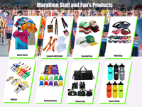 Personnalisé événement Marathons course course chemise débardeur gilet t-shirt short sac médaille Logo accessoire producteur hommes Marathon Singlet