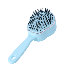 <span class=keywords><strong>Spazzola</strong></span> <span class=keywords><strong>autopulente</strong></span> a pettine per capelli con un clic <span class=keywords><strong>autopulente</strong></span> districante <span class=keywords><strong>spazzola</strong></span> per capelli ventilata ricci - Product Image 5