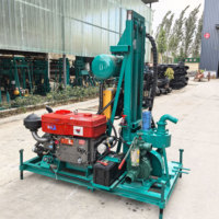 Machine hydraulique de forage de puits de roue de moteur diesel portatif d'opération facile de dauphin pour l'extraction de pile d'eau