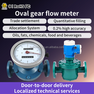 DN10 ~ DN200 L/min Ss304 dizel eliptik dişli debimetre Ss316l büyük aralığı mekanik Lcd ekran sıvı Oval dişli debimetre - Product Image 6
