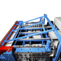 Ligne de production automatisée de conduits d'air HVAC CS de 0,5 à 1,2 mm, équipement automatisé, machine à conduits S&C à système de glissement et d'entraînement, machine à conduits à rainures S&C