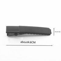 Barrette à cheveux en métal antidérapante pour enfants, style bec de canard, avec broderie Song Jin, sans nickel, électroplaquée, DIY, Japon, Corée