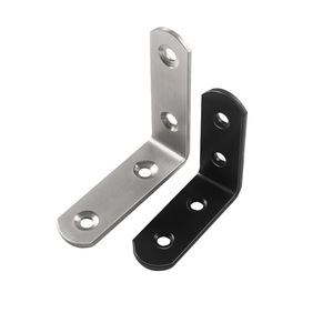 Stainless Steel Angle <b>Bracket</b> 3mm L-Shaped Right Angle Support For Indoor Fixtures Durable Load Bearing Shelf Connectors - Product Image 3