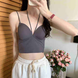 Chaleco sin espalda sexy para mujer, top moderno con diseño retorcido, chaleco sin mangas con corte para mujer, chaleco con <span class=keywords><strong>tirantes</strong></span> para mujer - Product Image 6