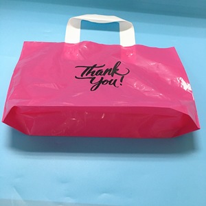 Mềm Vòng Xử Lý Túi Nhựa Với Logo Tùy Chỉnh Túi Mua Sắm Cho Bao Bì Quần Áo - Product Image 4