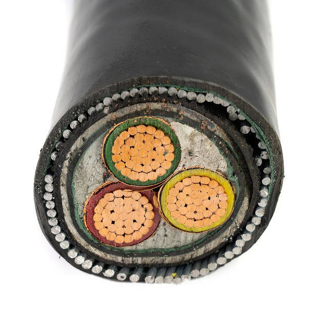 0.6/1kv N2xsy N2xsey Yjv Yjlv Yjv22 Yjlv22 XLPE Insulation Steel Wire Armored Power Cable