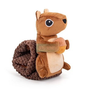 Çok Satan Sınır Ötesi Köpek Oyuncağı Sesli Peluş İnteraktif Diş Kaşıyıcı Gizli Mama Bulmacası Yeni Ürün - Product Image 5