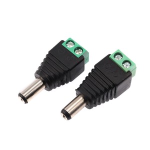 מתאם מתח אבטחה דו-ליבתי 10A מדורג 12V 5.5*2.1mm <span class=keywords><strong>DC</strong></span> מחבר זכר יציבות גבוהה IP55 1P*1 רתמת חיווט נקבה נחושת - Product Image 2