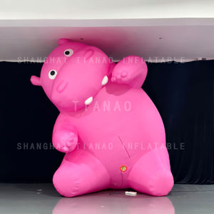 Aufblasbares Nilpferd aufblasbares Flusspferd aufblasbares Nilpferd für Dekoration oder Werbung - Product Image 5