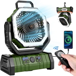 Portable Rechargeable 20000mAh Battery Camping <b>Fan</b> With Lights <b>Remote</b> <b>Control</b> 4 Speed Ventilador Recargables Outdoor Table <b>Fan</b> - Product Image 1
