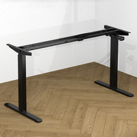 Cadre de Table Ordinateur Bureau Bureau Base Debout Levage Intelligent Motorisé Télescopique Électrique Table Pieds Hauteur Réglable