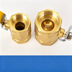 1 pièce Vanne à boisseau sphérique en acier inoxydable à passage plein, filetage femelle NPT BSP, pour l'eau et le gaz, avec poignée à levier, durable, pour usage professionnel - Product Image 4