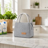 Sac isotherme non tissé OEM avec doublure en feuille d'aluminium pour pique-nique et déjeuner