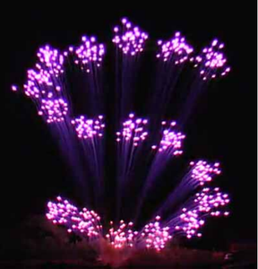 Displayletter 9 44 35 32 25 19 16 15 disparos fuegos artificiales forma neta carta 6 felicidad 3 "de 2 pulgadas un solo disparo - Product Image 5