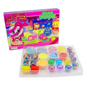 TOYSRUNNER Kit de Arcilla y Plástico para Manualidades, 24 Colores, Slime Ecológico, Set Sorpresa Unicornio para Niños, Accesorios Transparentes - Product Image 3