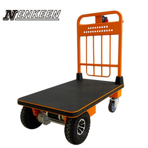 400W Motor Elektrische Transportkar <span class=keywords><strong>500Kg</strong></span> Maximale Capaciteit Vierwielig Plastic Ontwerp Magazijn Logistiek Tuingereedschap - Product Image 3