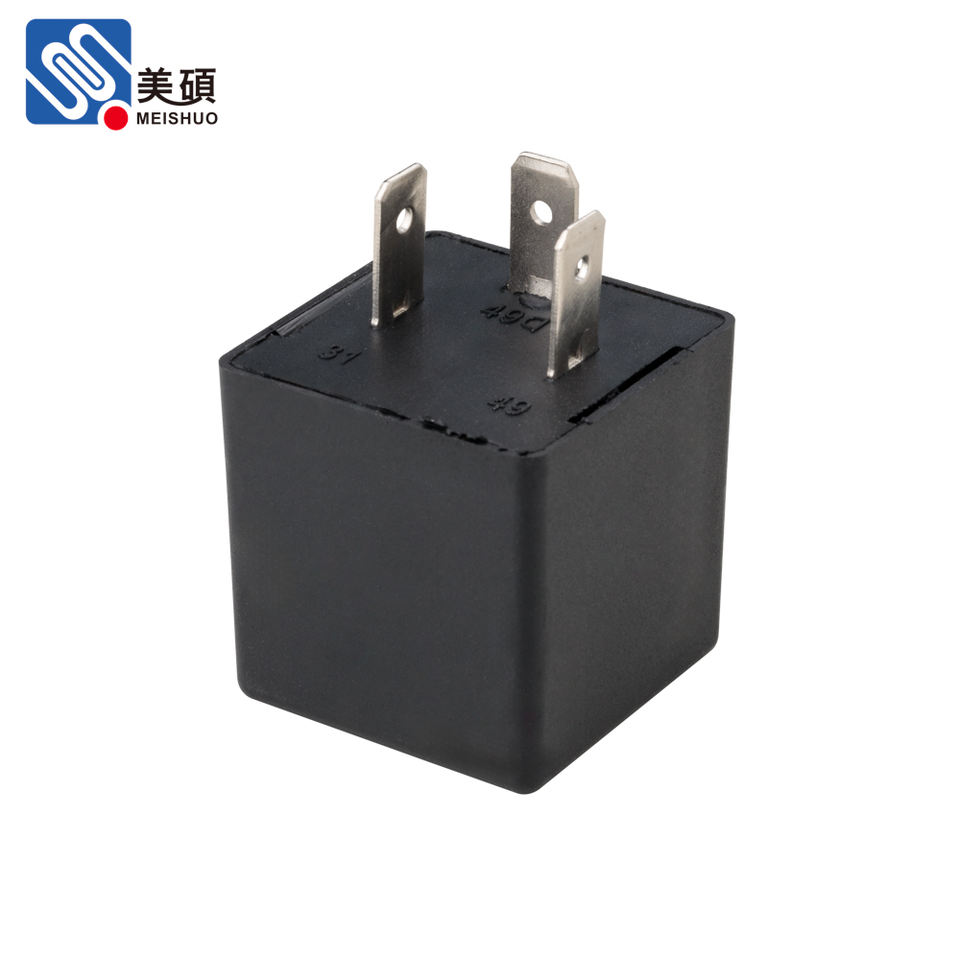 MFB-3-24V 3P Flasher Relay Nickel-plated Copper Easy Plug and Play Universal Replacement for 24V DC No Wiring Needed