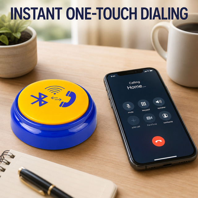 Innovative Wireless Sound Button Talk Function Personalized Audio Recording Buzzer for Smart Office Promotional Gift
