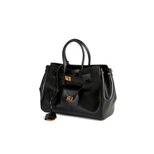 Bolso de Mano Negro de Moda 2026, Bolso Tote Pequeño de Cuero Vacuno de Primera Capa <span class=keywords><strong>para</strong></span> <span class=keywords><strong>Mujer</strong></span>, Estilo de Diseñador de Lujo, Bolso de Hombro - Product Image 2