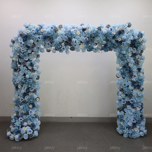 Bán buôn nhân tạo màu xanh hoa vòm trang trí đám cưới số lượng lớn Bridal Shower Backdrop - Product Image 1
